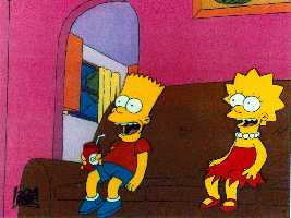 [Bart & Lisa Simpson]
